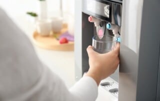 Hot and cold water dispensers for home and office